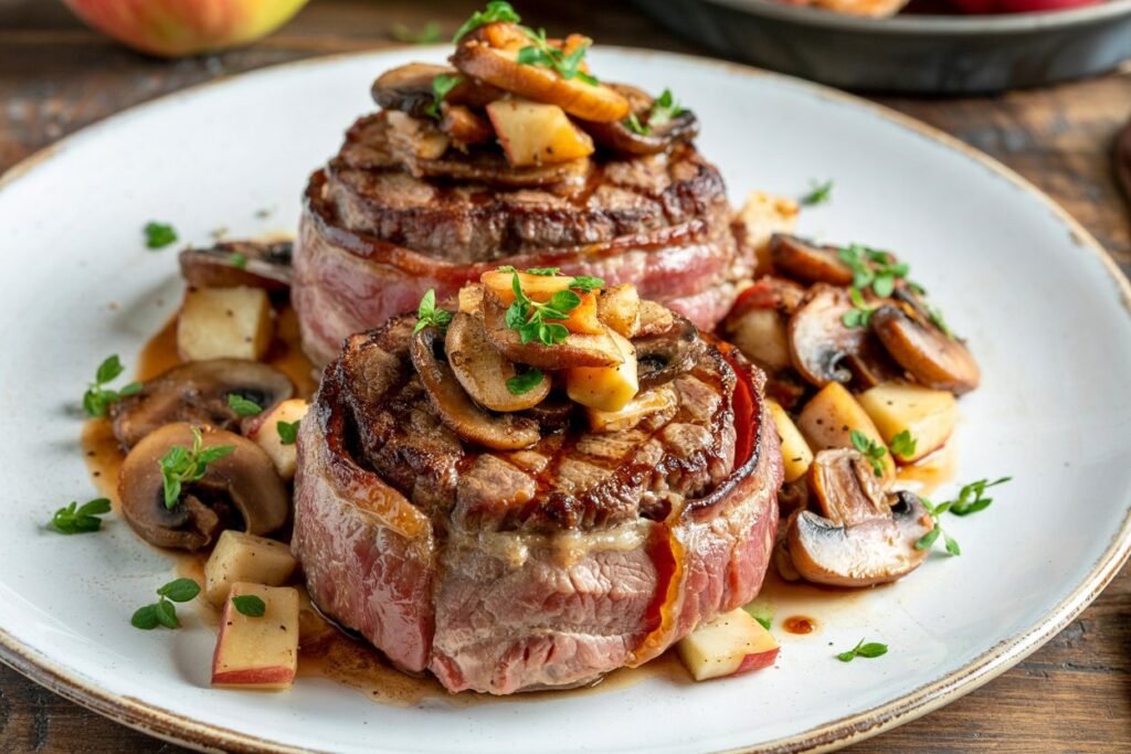🔥 Filet Mignon Elegante – A Show-Stopping Steakhouse Dinner You Can Make at Home