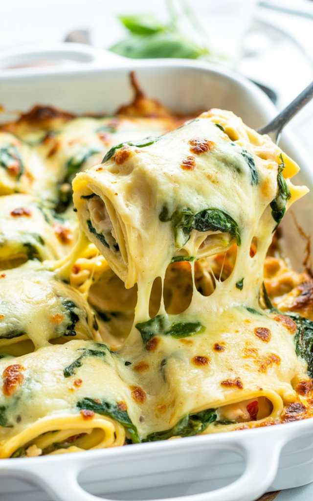 Easy Pesto Lasagna Rolls – A Cheesy, Spinach-Packed Twist on the Classic