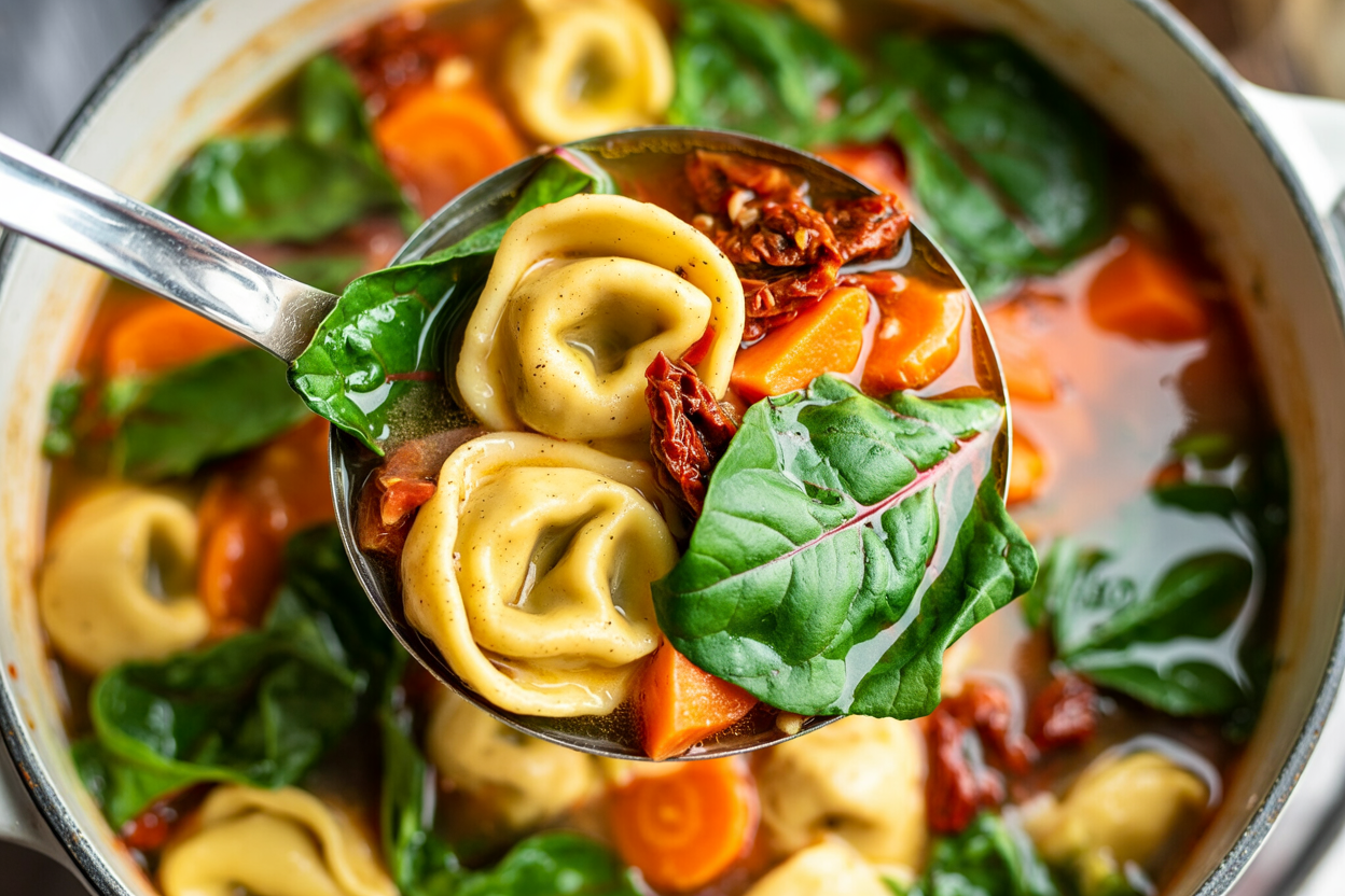 Cozy Sun Dried Tomato Tortellini Soup – A One-Pot Weeknight Wonder
